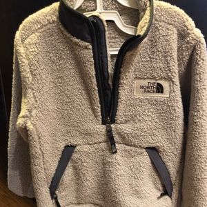 Boys XS (6) North Face Half zip pullover